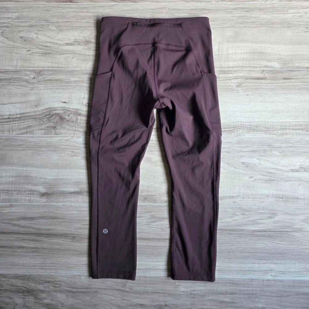 Lululemon Burgundy Leggings